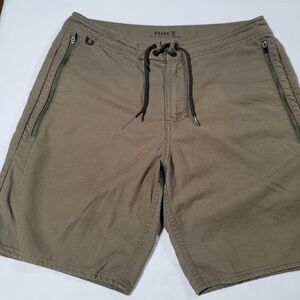 Roark Revival Shorts Layover Stretch Travel Outdoor Hiking Green Mens Size 30